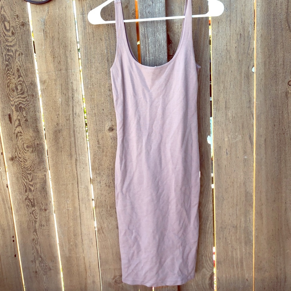 Grey bodycon dress